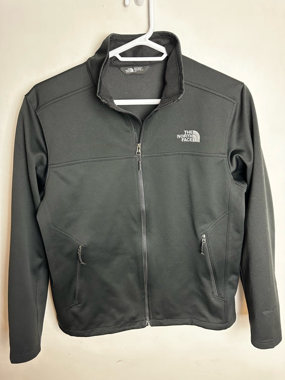 The North Face Windwall Men's Jacket Size Large Black Outdoor Zip Up Gorpcore